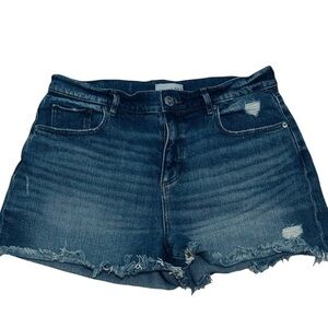 Loft | High Waist Cut Off Lightly Distressed EUC